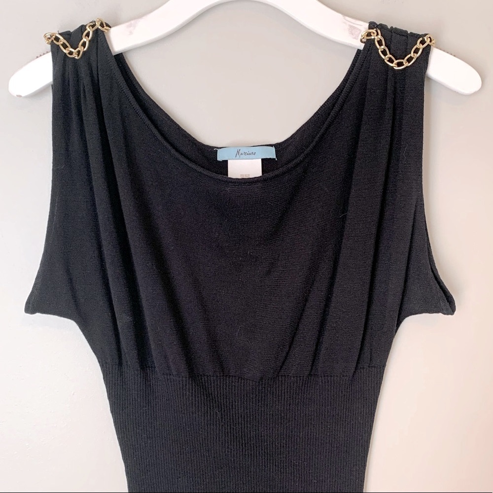 Marciano size S  black knit top
